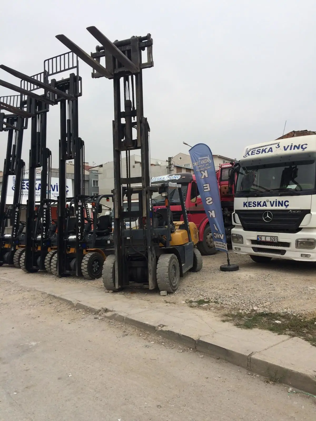 Bursa DOSAB ve Demirtaş Kiralık Forklift Hizmetleri | Keska Vinç